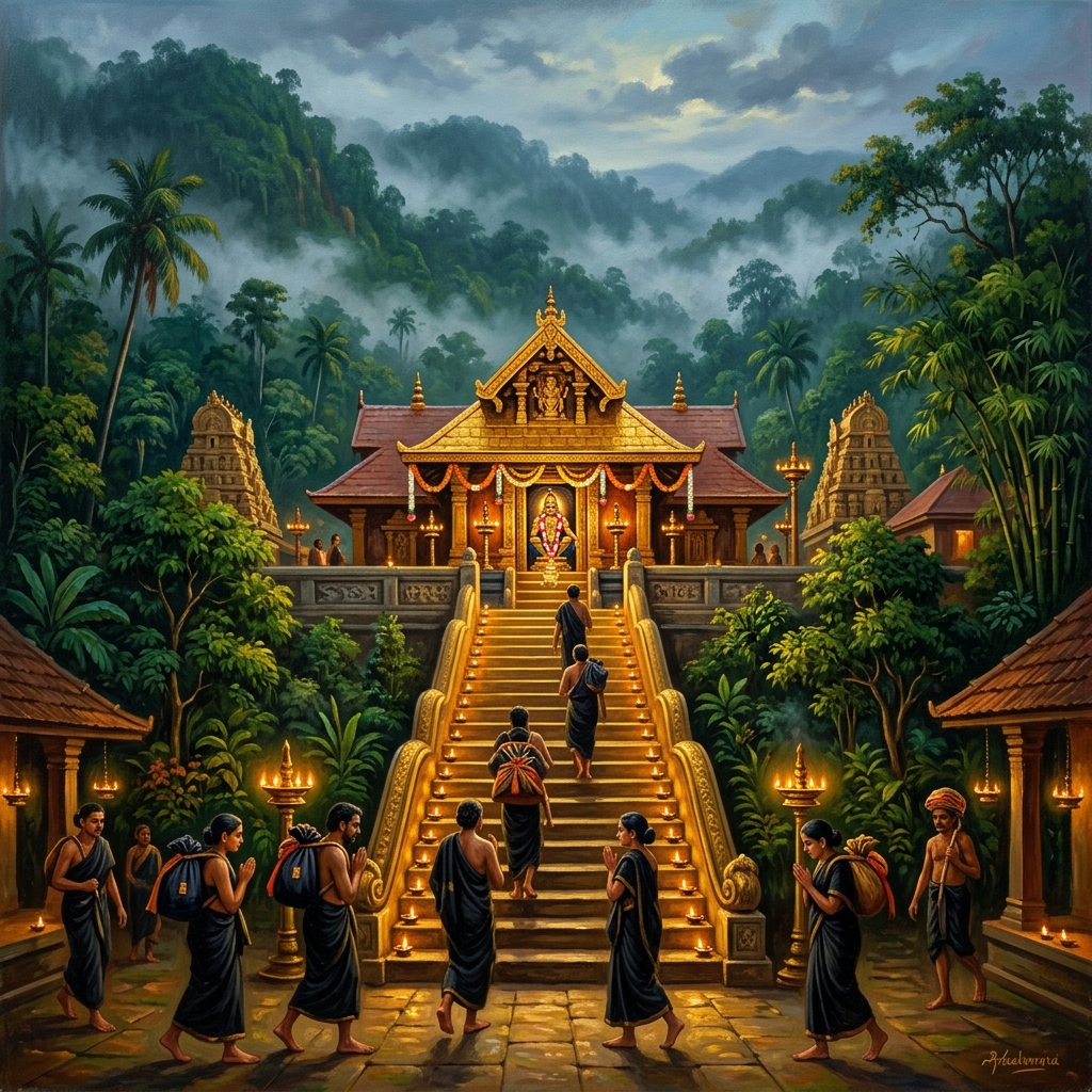 Sabarimala Temple Shrine